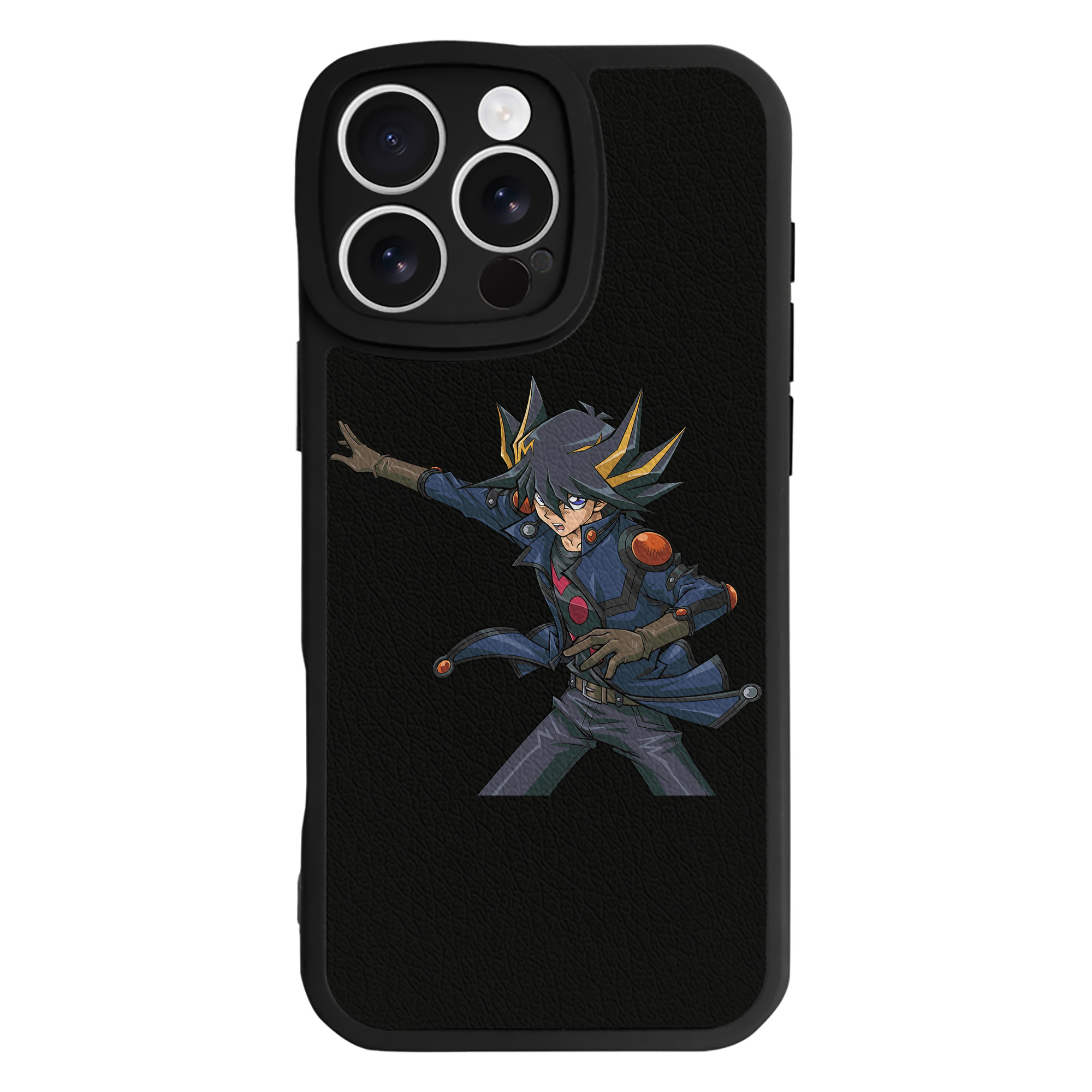 遊☆戯☆王 Yu-Gi-Oh! 【iPhone 16シリーズ対応】シリコンスマホケース（レザー調） 材質：シリコン